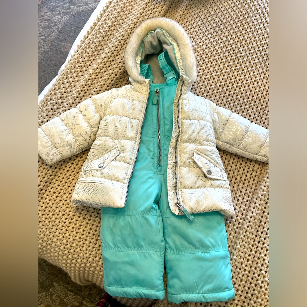 Carters Ski Winter Snowsuit and Ski Jacket size 12 months